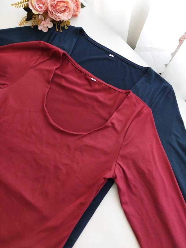 Producto - Body de modal soft con cuello U