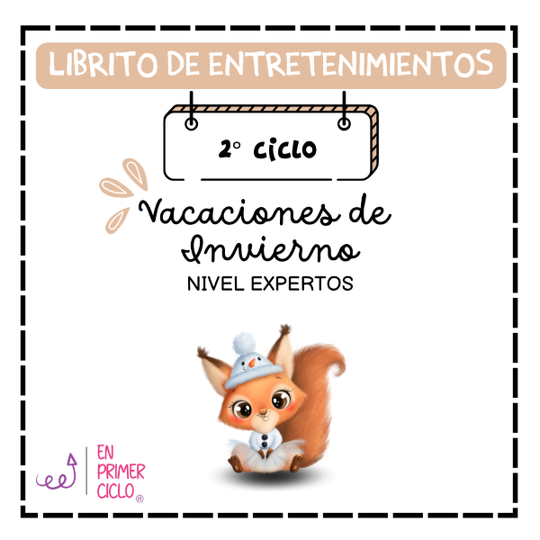 Producto - Librito de Entretenimientos: Invierno - 2do Ciclo Versión Experto/a