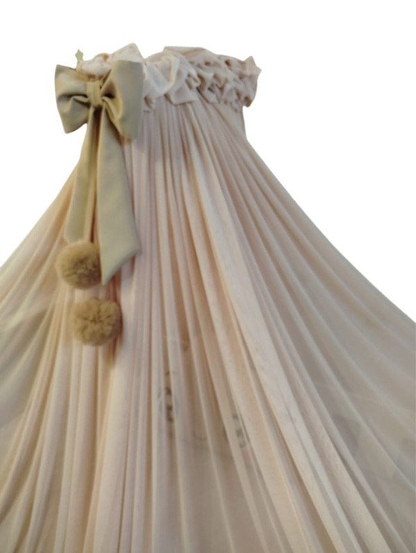 Producto - Dosel de Tul de Novia Beige - 4