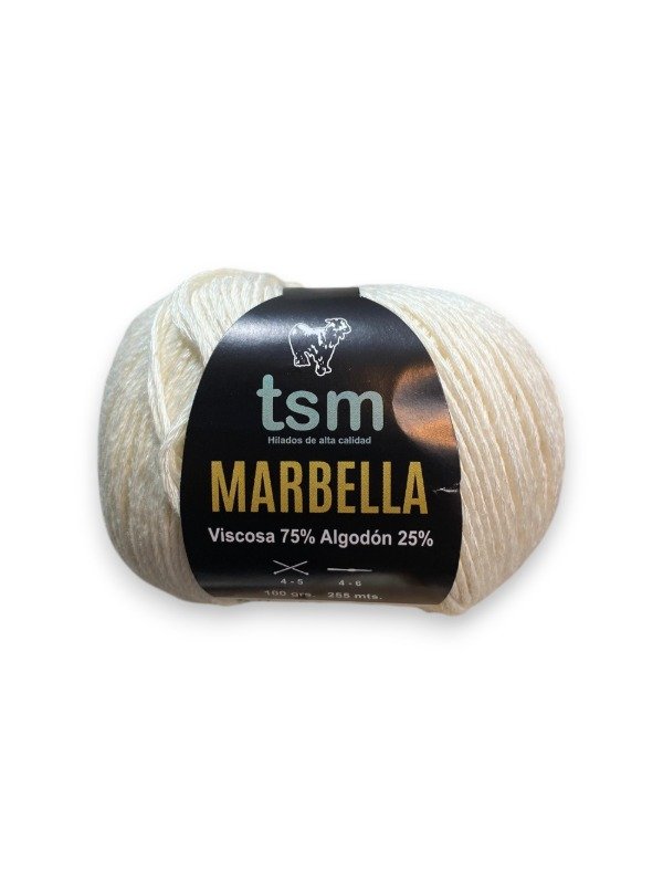 Producto - HILADO MARBELLA x 100 GRS - 02 CRUDO