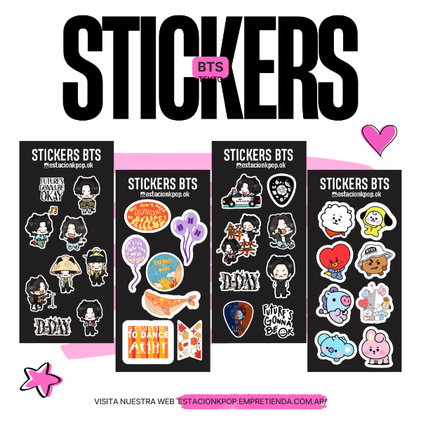 Producto - STICKERS BTS VARIOS I