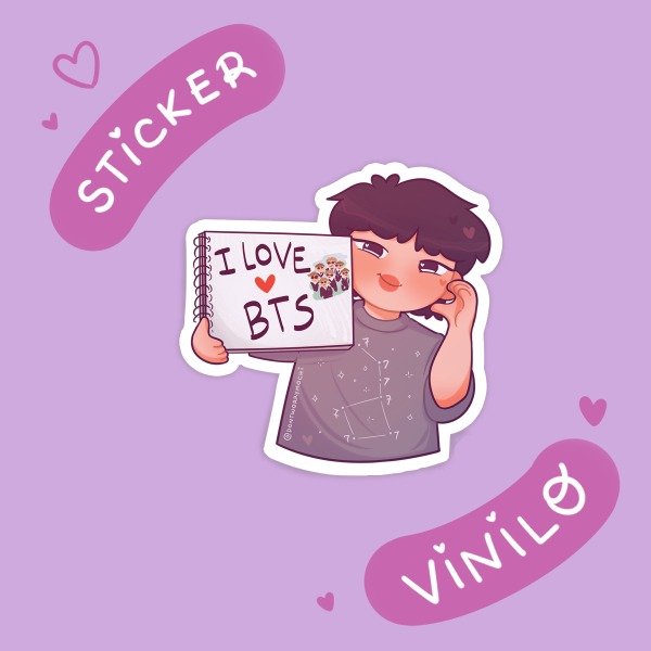 Producto - Sticker Jin - I love BTS! - 0