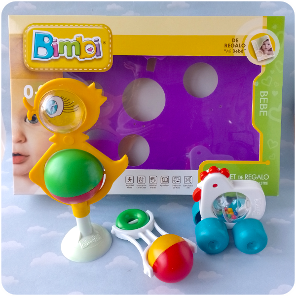 Producto - Bimbi Baby Set - 3 Sonajeros