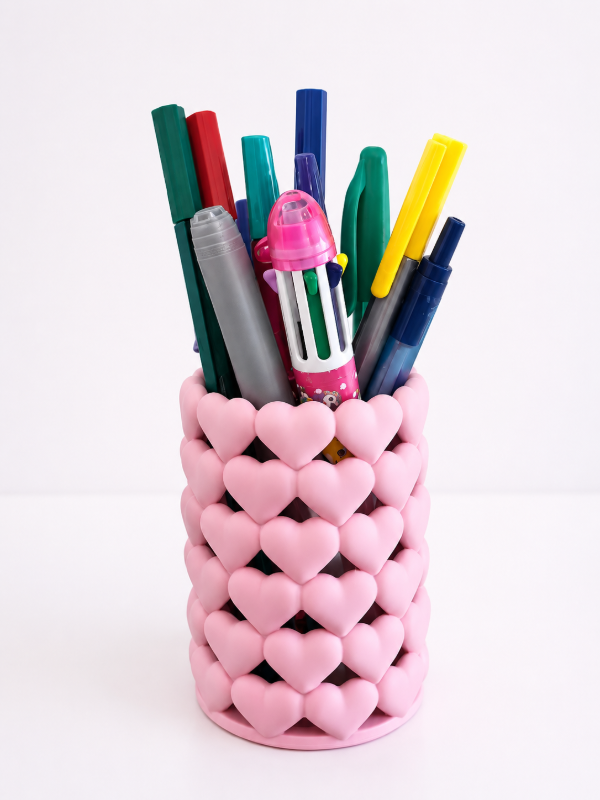 Producto - Portalapices corazones cute