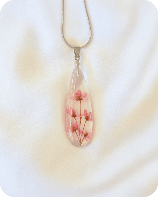 Producto - Dije Flor de Opar largo - incluye cadena