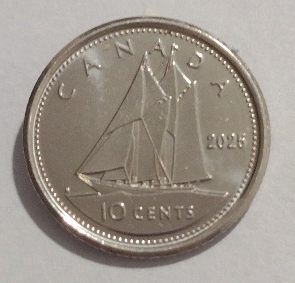 Producto - Canadá 10 cents 2025 - 0