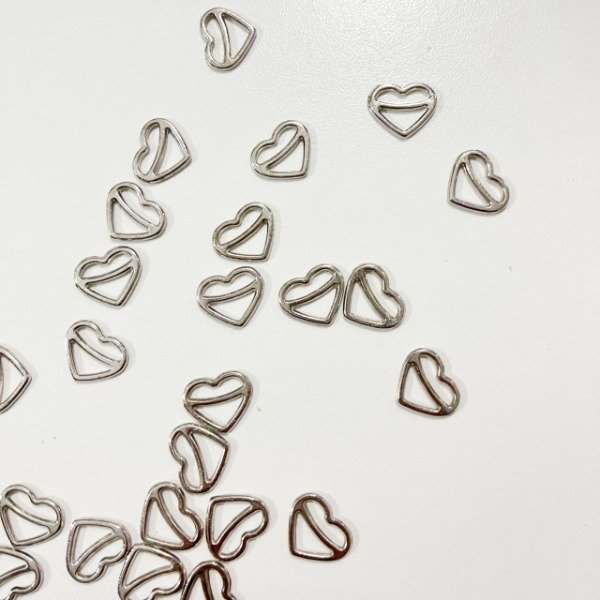 Producto - Corredera corazón horizontal (metálica) x25u