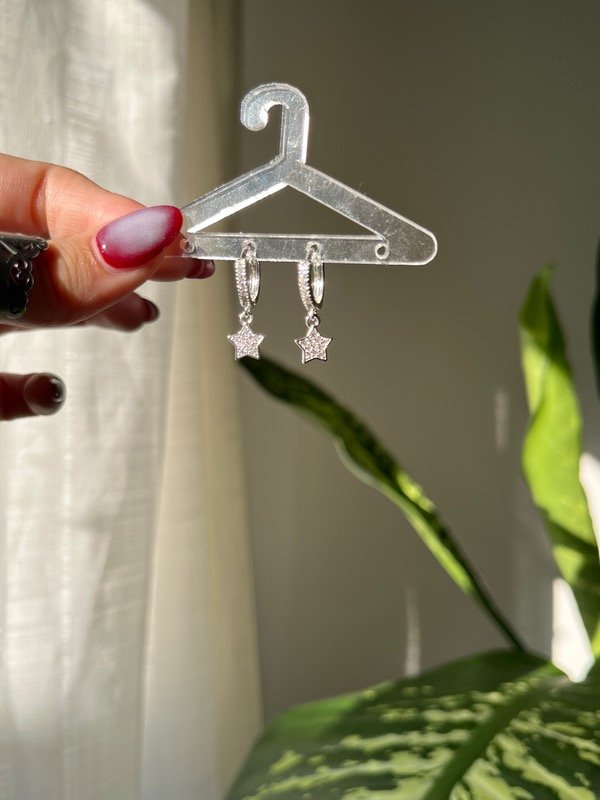 Producto - Argolla strass estrella