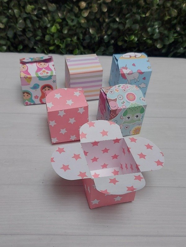 Producto - Mini caja cubo x4u