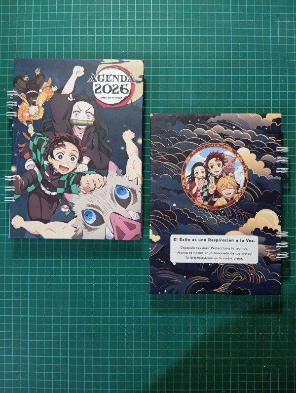 Producto - Imprimible Agenda Semanal 2026 Demon Slayer - Kimetsu No Yaiba A5