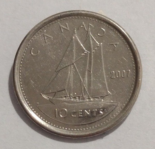 Producto - Canadá 10 cents 2007 - 0