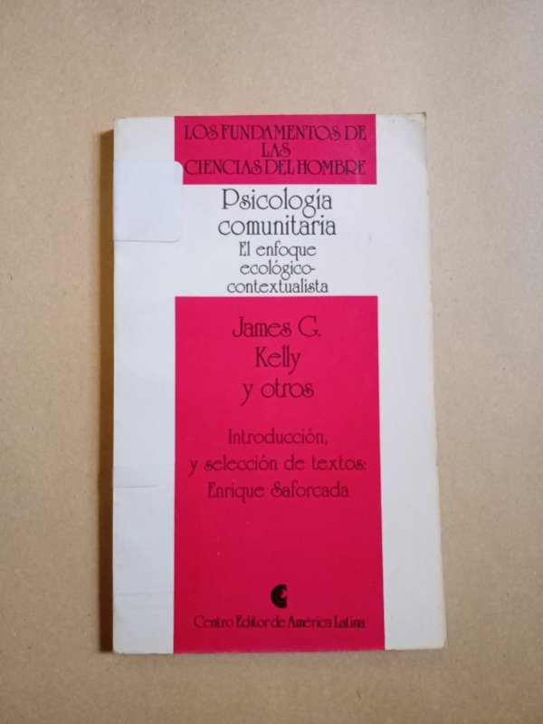 Producto - Psicología comunitaria - James G. Kelly - CEAL 1992 - 0
