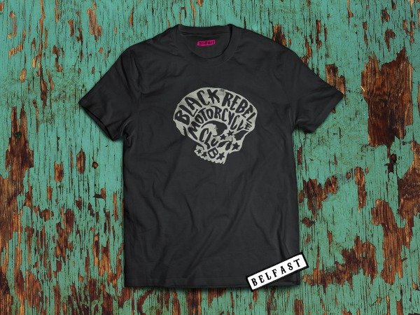 REMERA BLACK REBEL MOTORCYCLE CLUB BRCM 1