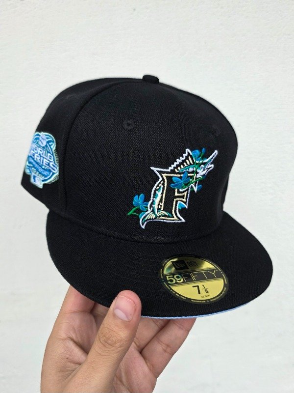 Florida marlins 100th anniversary flowers new era 59fifty
