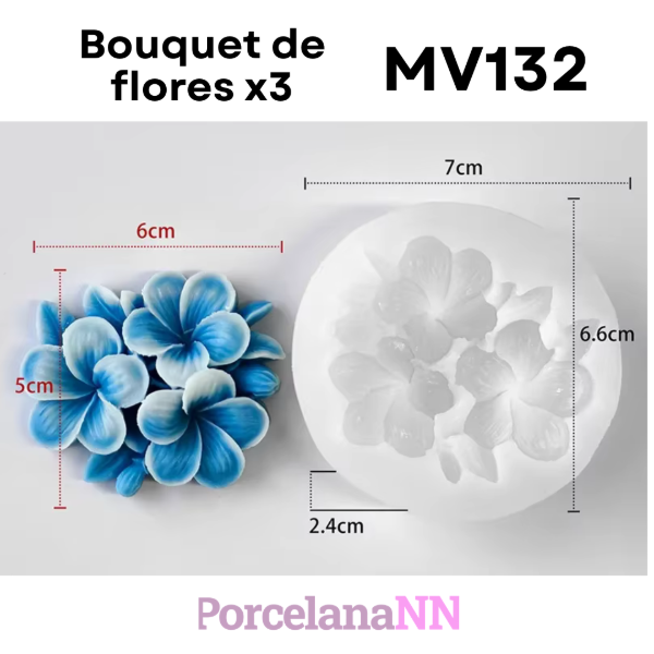 Producto - Bouquet de flores x3 MV132