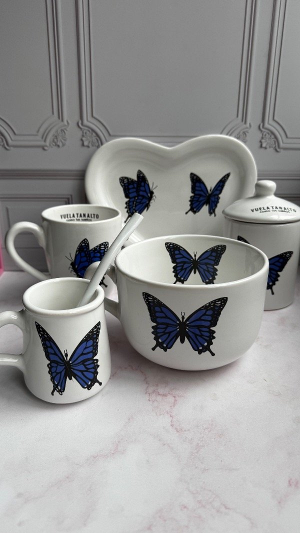Producto - Set completo - mariposa azul