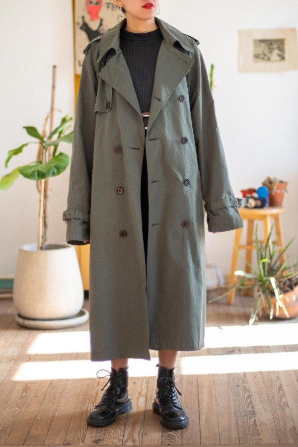 Producto - Trench Barneys Verde Seco Talle: XL -