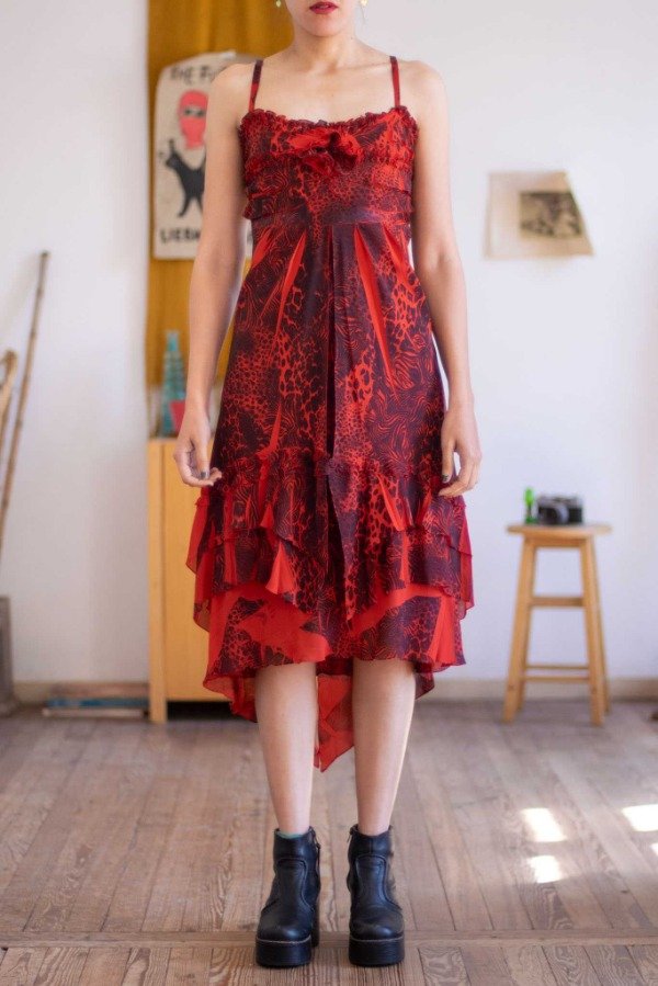 Producto - Vestido Animal Red Talle:L- - 1