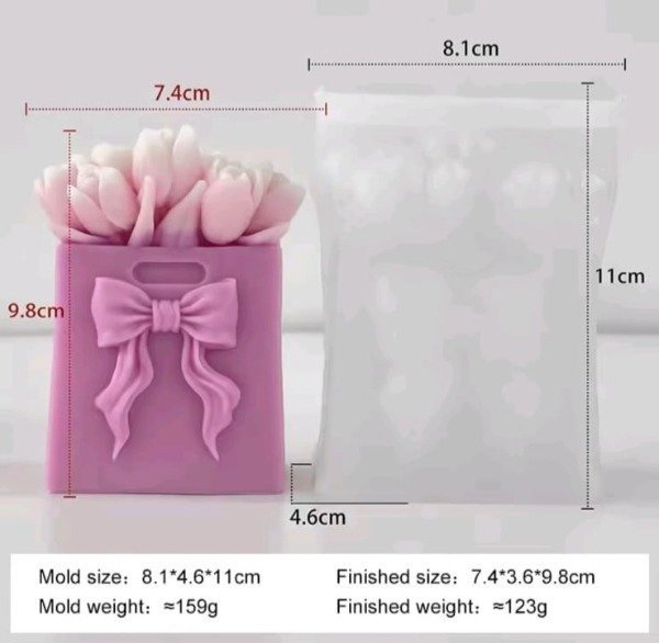 Producto - Molde bolsa regalo tulipan - 1