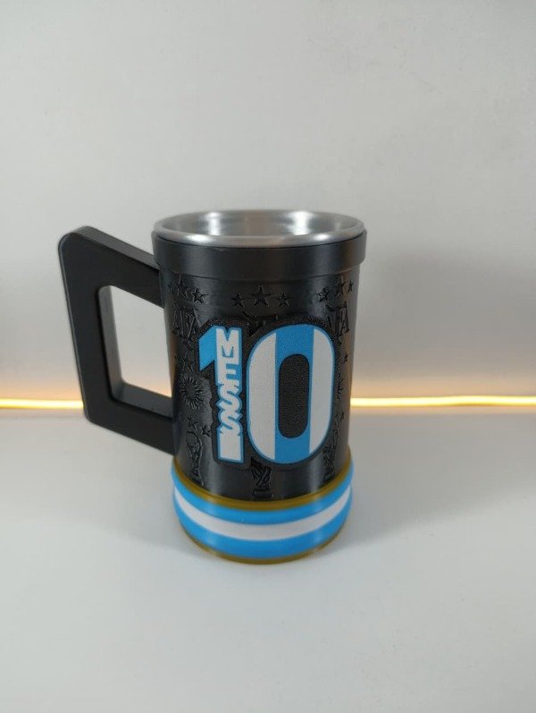 Producto - Vaso Chopp Selección Argentina - Edición Negro - Messi - 650 ml