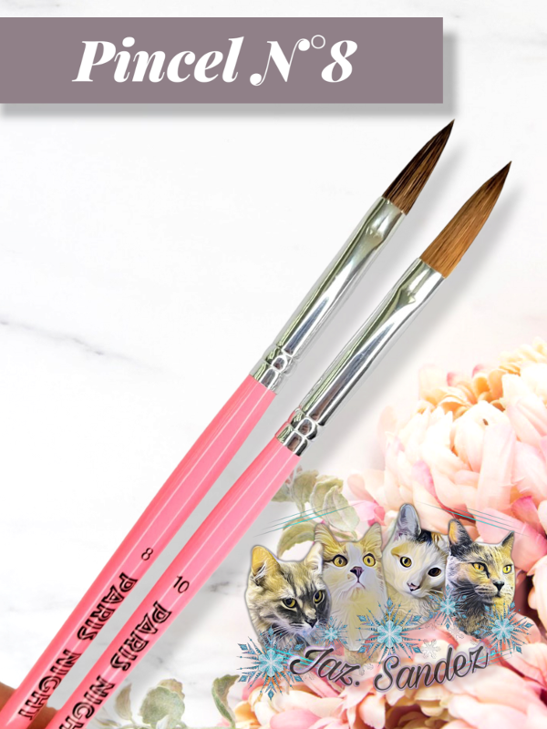 Producto - PINCEL ACRILICO SINTETICO PARIS NIGHT ROSA