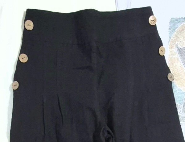 Producto - Babucha de lino (negro) - 1