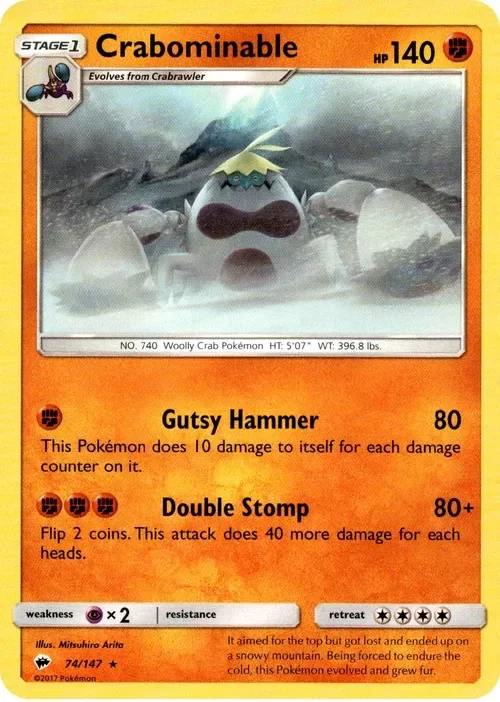 Producto - Crabominable - 74/147 - Burning Shadows