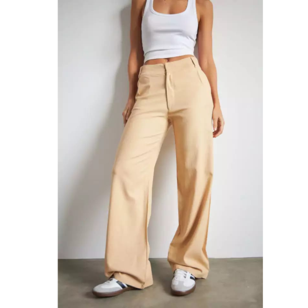 Producto - Pantalón Lino Felice beige