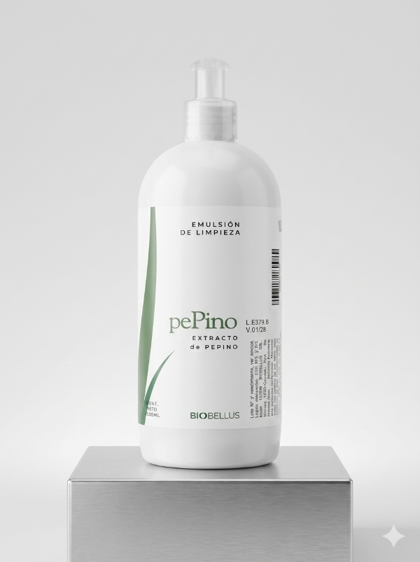 Producto - Emulsión de limpieza  pepino Biobelus 500 ml