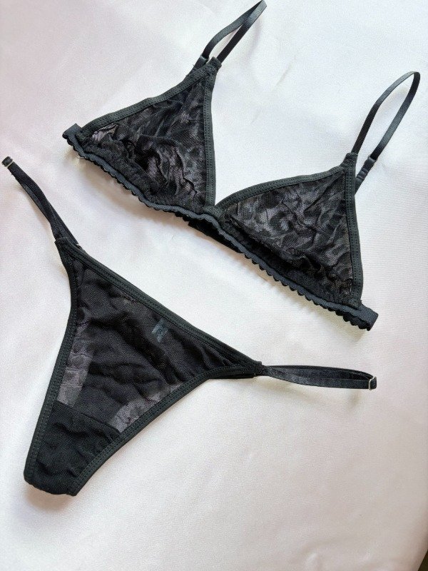 Producto - Tul Negro Animal Print - 5