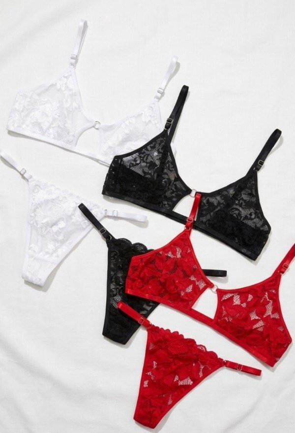 Producto - CONJUNTOS DE ENCAJE CON LESS REGULABLE - TALLES DEL 85 al 100