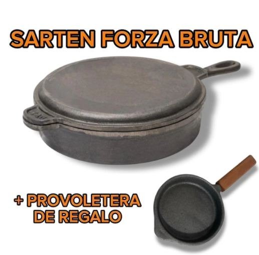 Producto - Sarten Forza Bruta 30 Cm 2en1 + Provoletera Gratis.