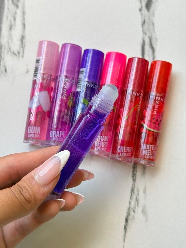 Producto - Gloss roll on con destellos pink 21 - 1