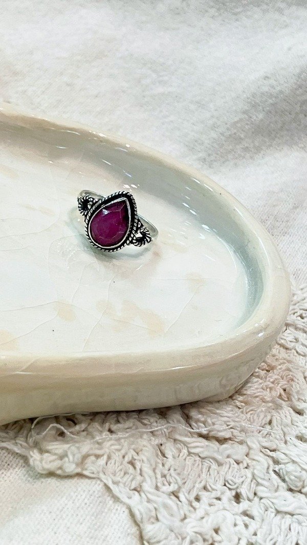 Producto - Anillo gota purpura