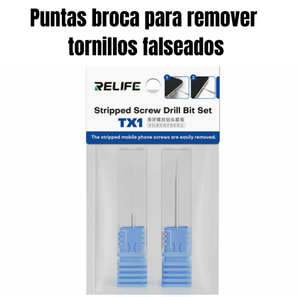 Producto - Broca Para Remover Tornillos Relife TX1