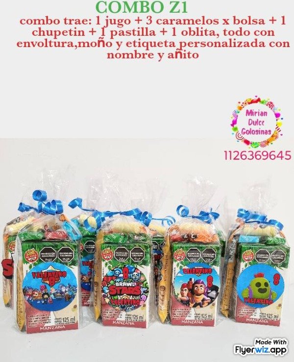 Producto - Combo Brawl stars z1