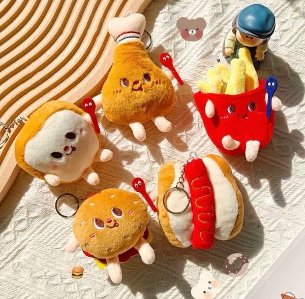 Producto - Llaveros peluche comiditas