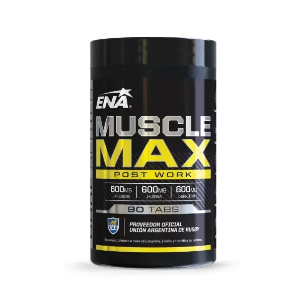 Producto - Muscle Max 90 Tabs Ena Post Work