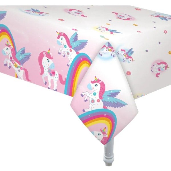 Producto - Mantel tematizado 1,80x1,20m "UNICORNIO SWEET"