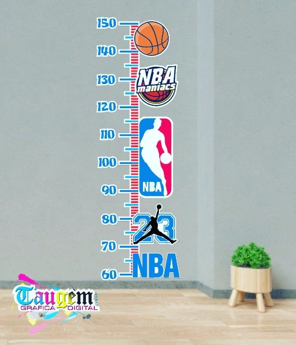 Producto - VINILO MEDIDOR DE ALTURA -  NBA