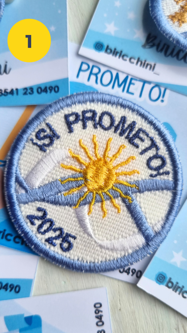Producto - Matriz de Bordado - PROMESA A LA BANDERA 2025 "PROMESA 254" - Est. Aplique- ITH - 3