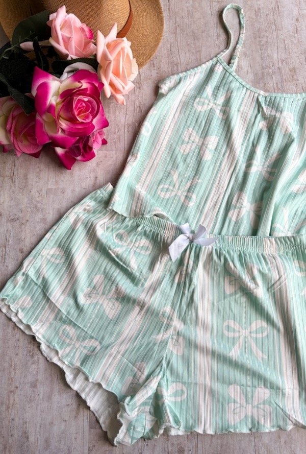 Producto - Pijama verde agua