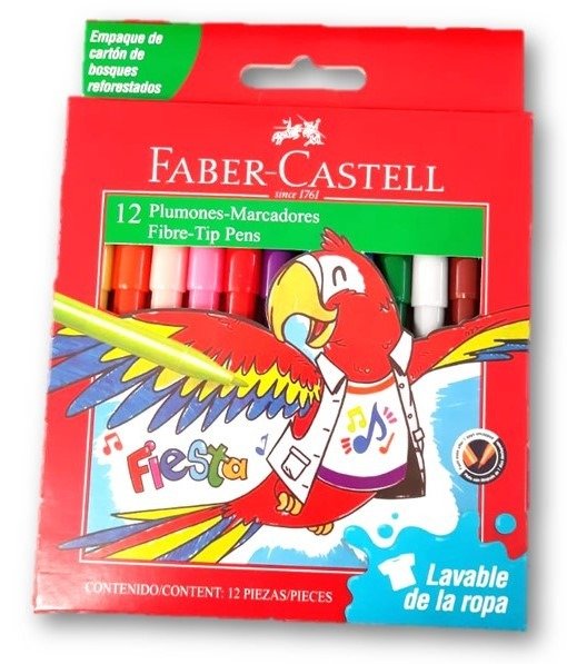 Producto - FIBRA FABER CASTELL FIESTA 45 x12L