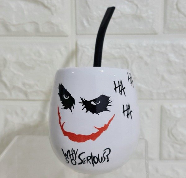 Producto - Mate ovo Joker Guason  blanco