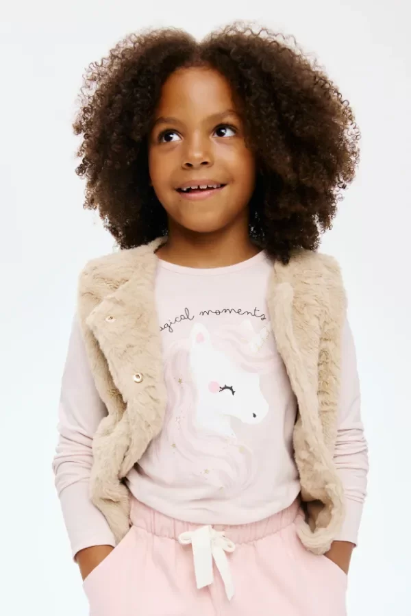 Producto - Remera HyM unicornio brillos