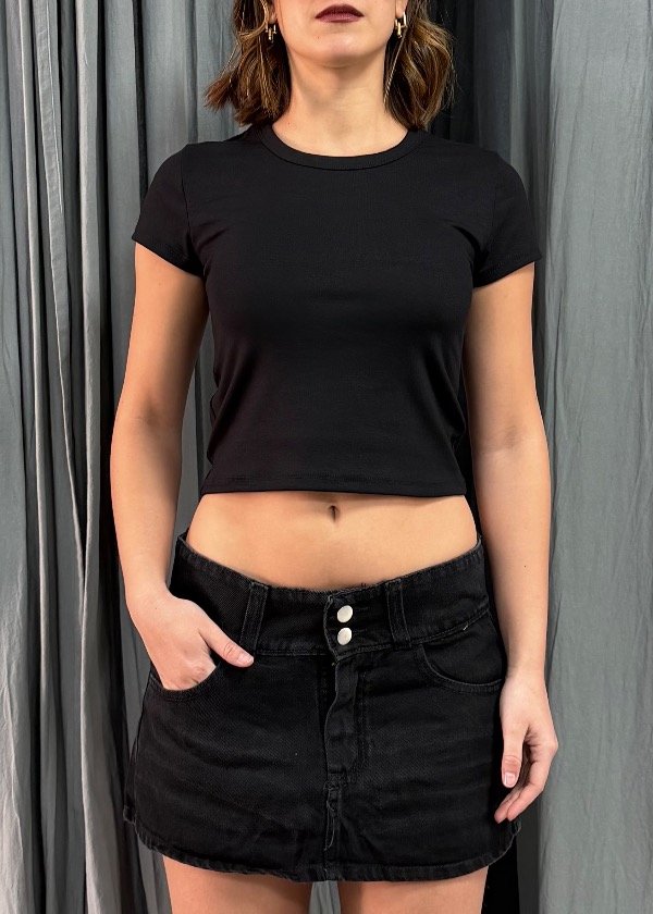 Producto - Short Pollera Stand Negro - 0
