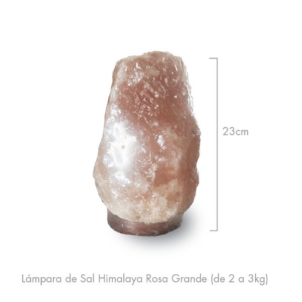 Producto - Lámpara de Sal Himalaya Rosa Grande (2 a 3kg)