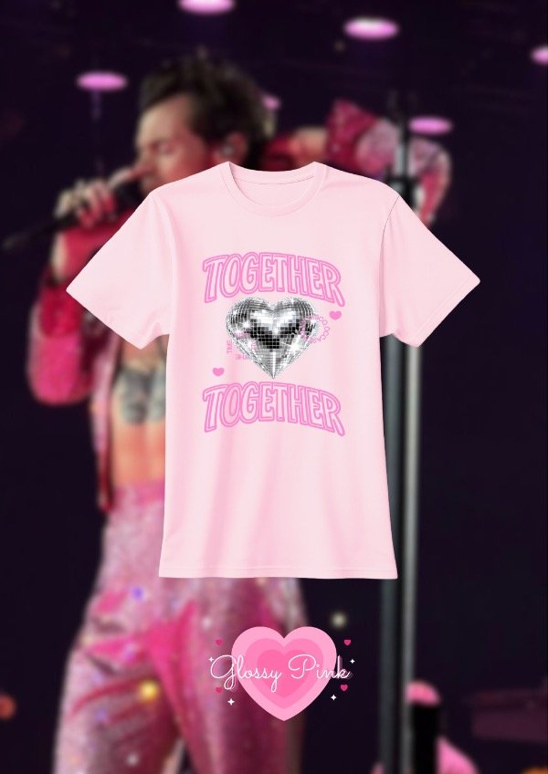 Producto - Remera rosa Together Together - DTF