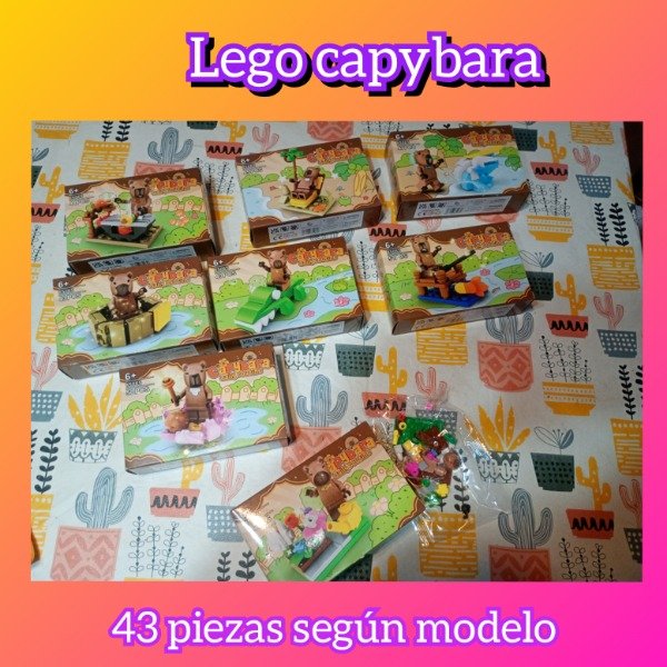 Producto - Lego Iroman o capybara x8