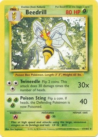 Producto - Beedrill (17/102) [Base Set Unlimited]
